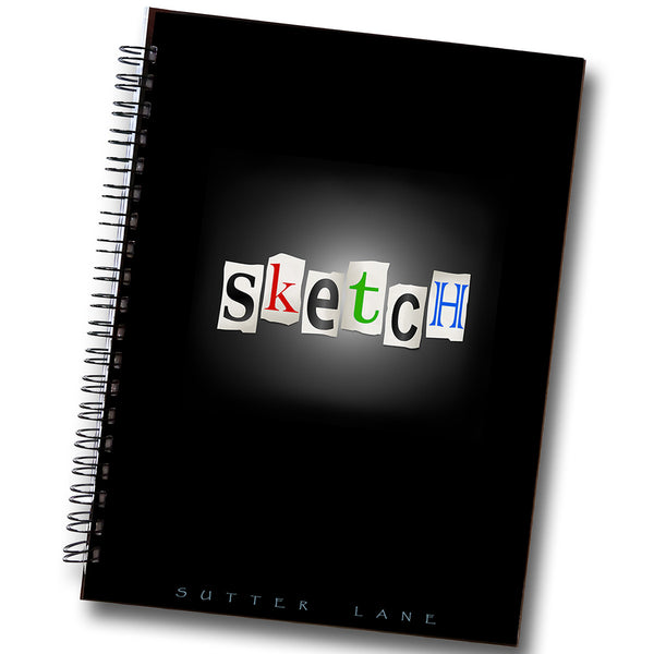 Sketchbook for Drawing and Mixed Media - Ransom Note